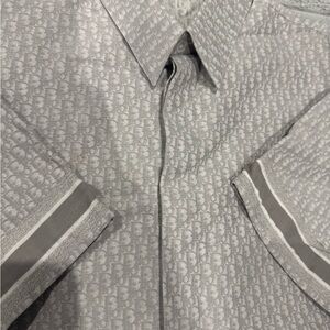 Men's Gray Patterned Shirt